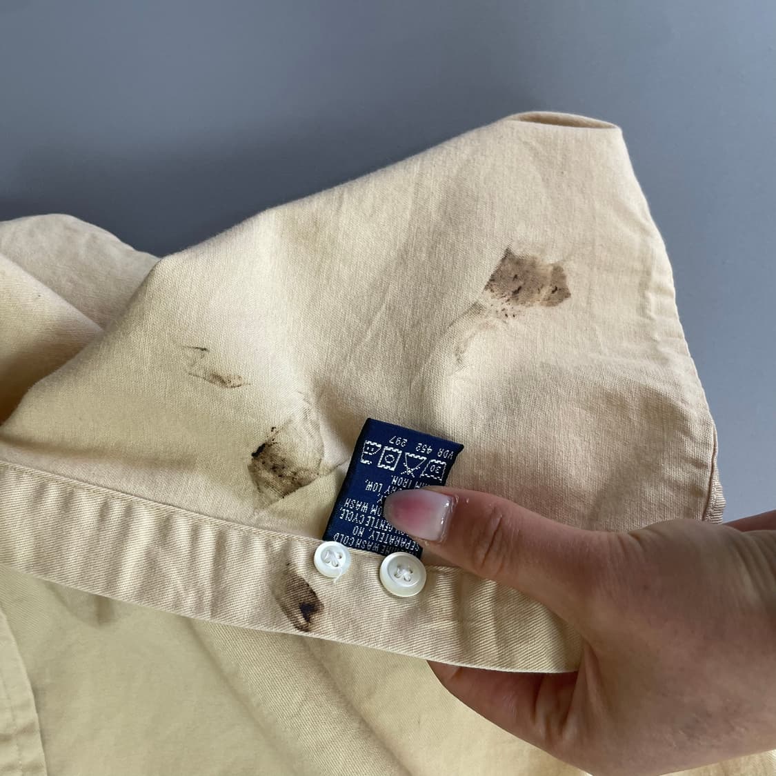 노티카 연노랑 코튼 반팔셔츠 L 상품이미지7