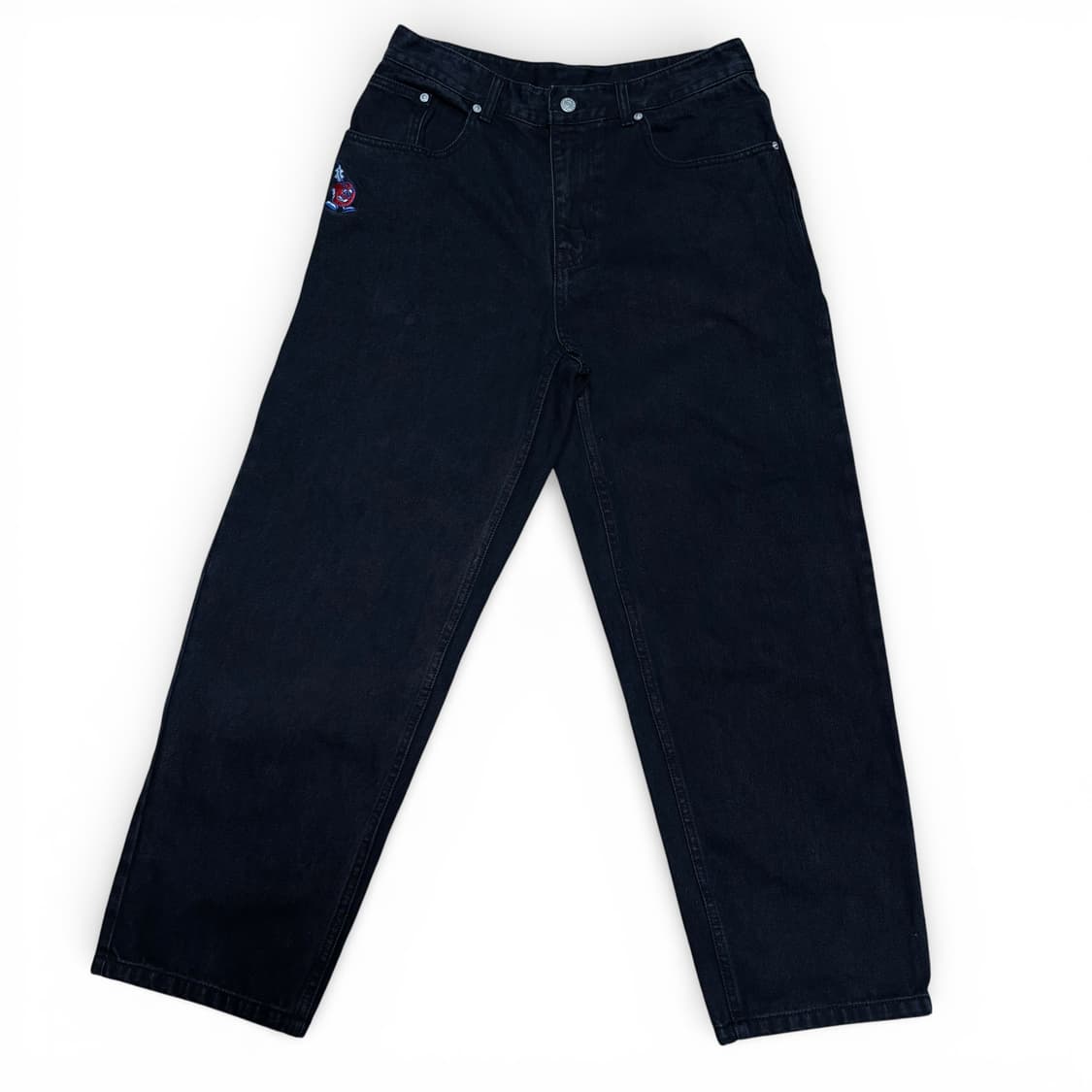 M 위캔더스 루즈 흑청 데님팬츠 상품이미지1