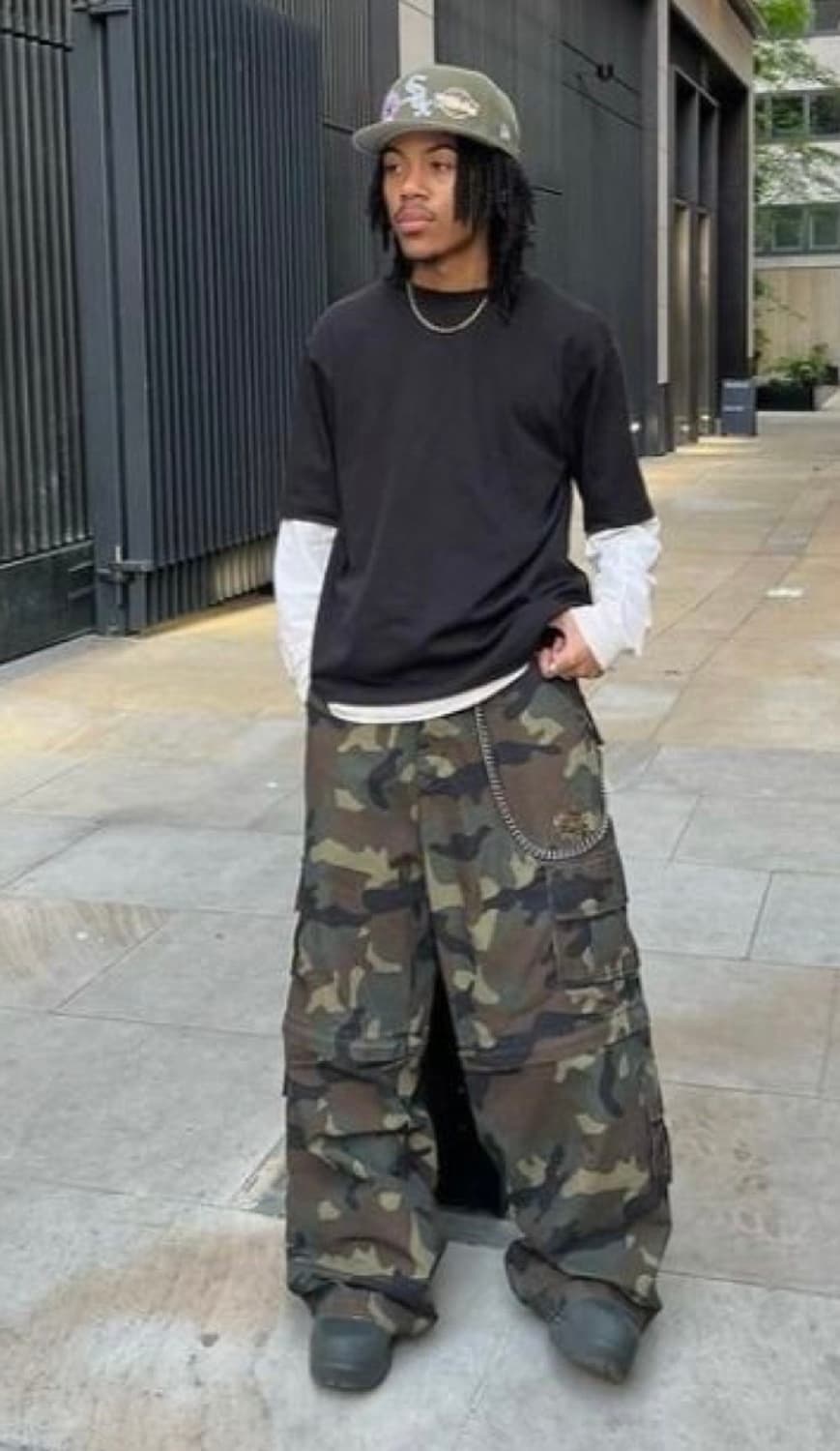 테이크이지 카모 바지. 자이언트핏 솔리드 스웻 팬츠 XL 상품이미지8