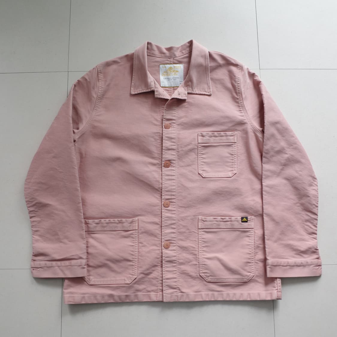 르몽생미셸 몰스킨 프렌치 워크자켓 핑크 50 상품이미지1