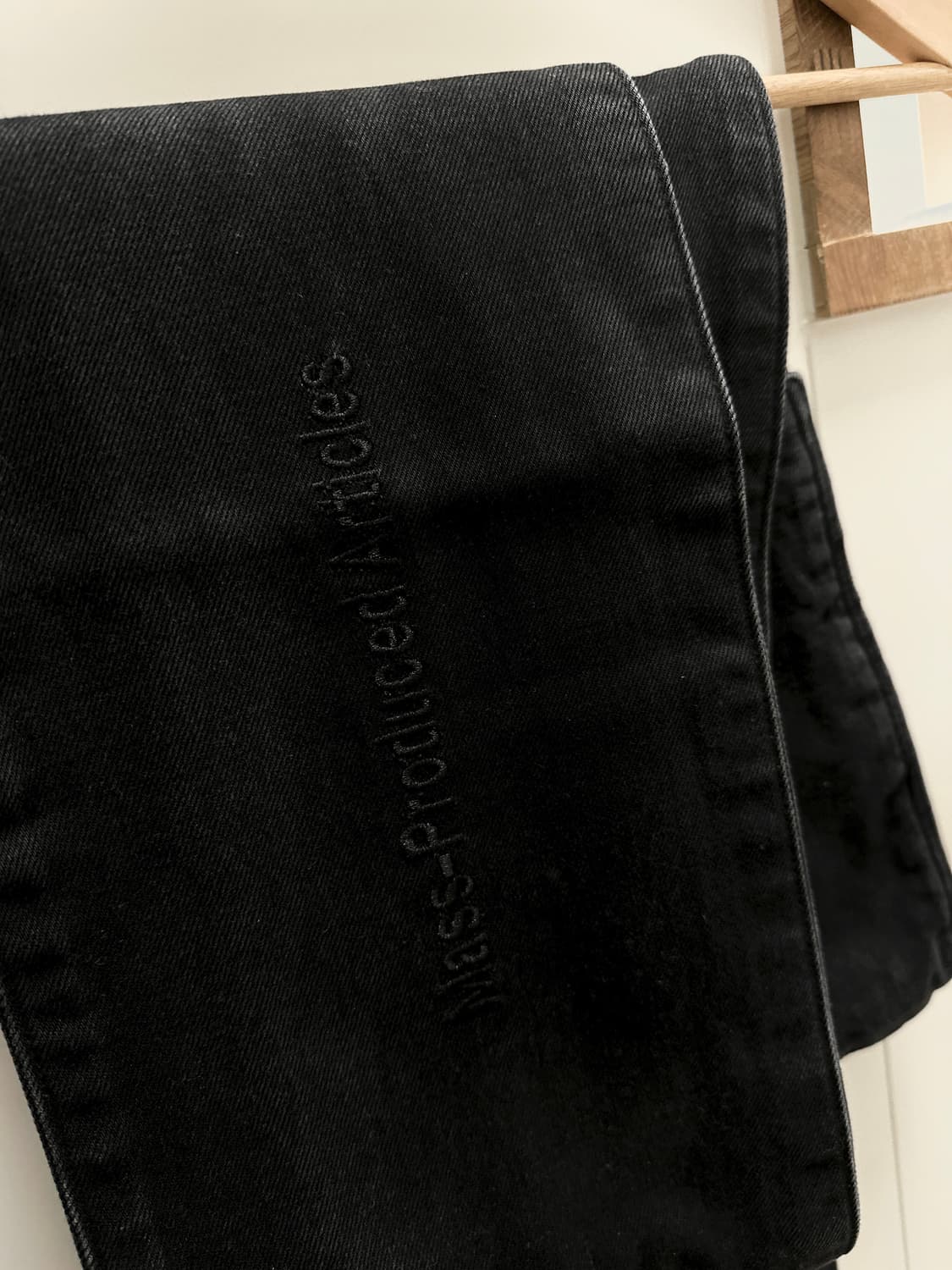 MPa DENIM MUFFLER (BLACK) 상품이미지3