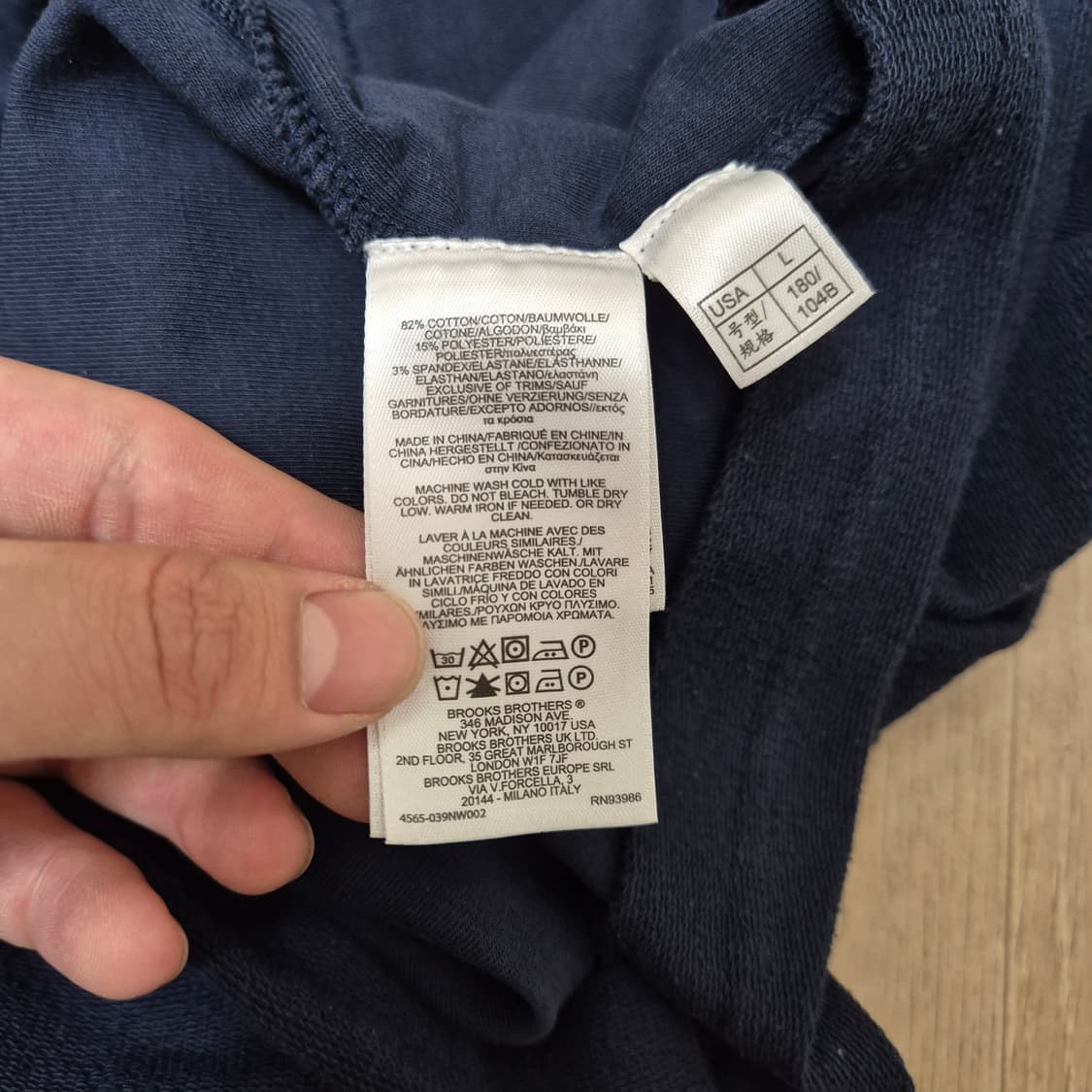 브룩스브라더스 스탠다드 베이직 후드티 상품이미지5