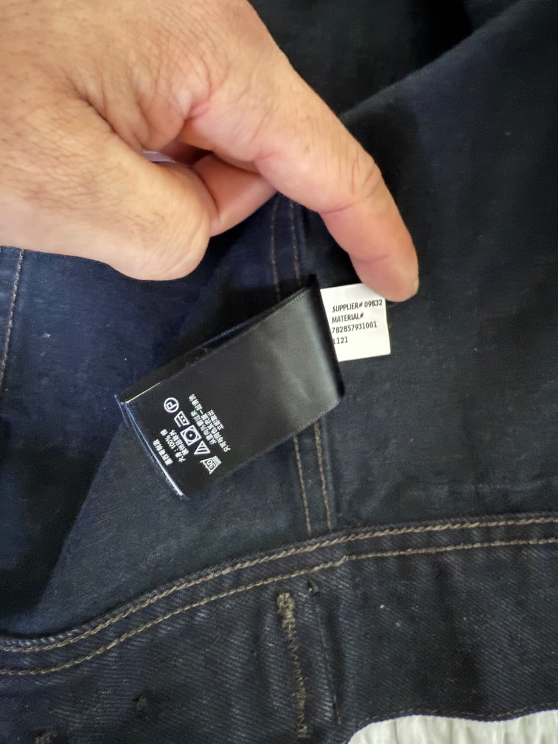 [M] RRL lot271 데님자켓 블랙 상품이미지6