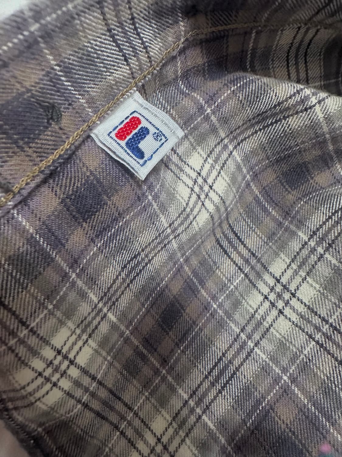 휠라 빈티지 체크 셔츠 상품이미지8