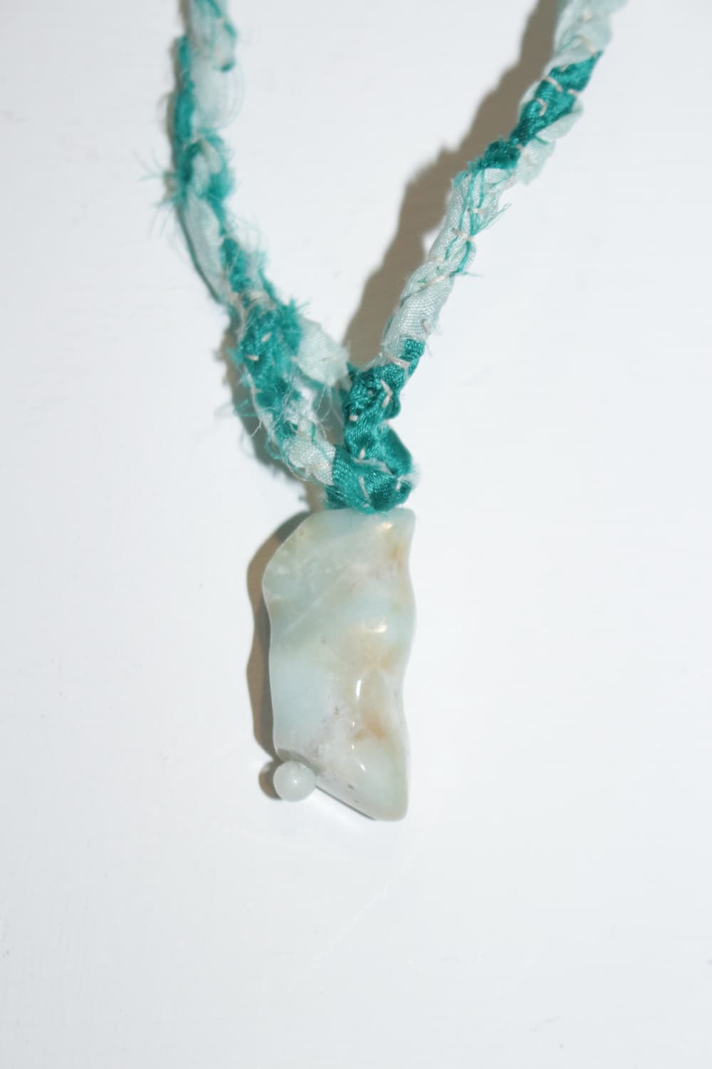 명주 아마조나이트 목걸이 상품이미지1