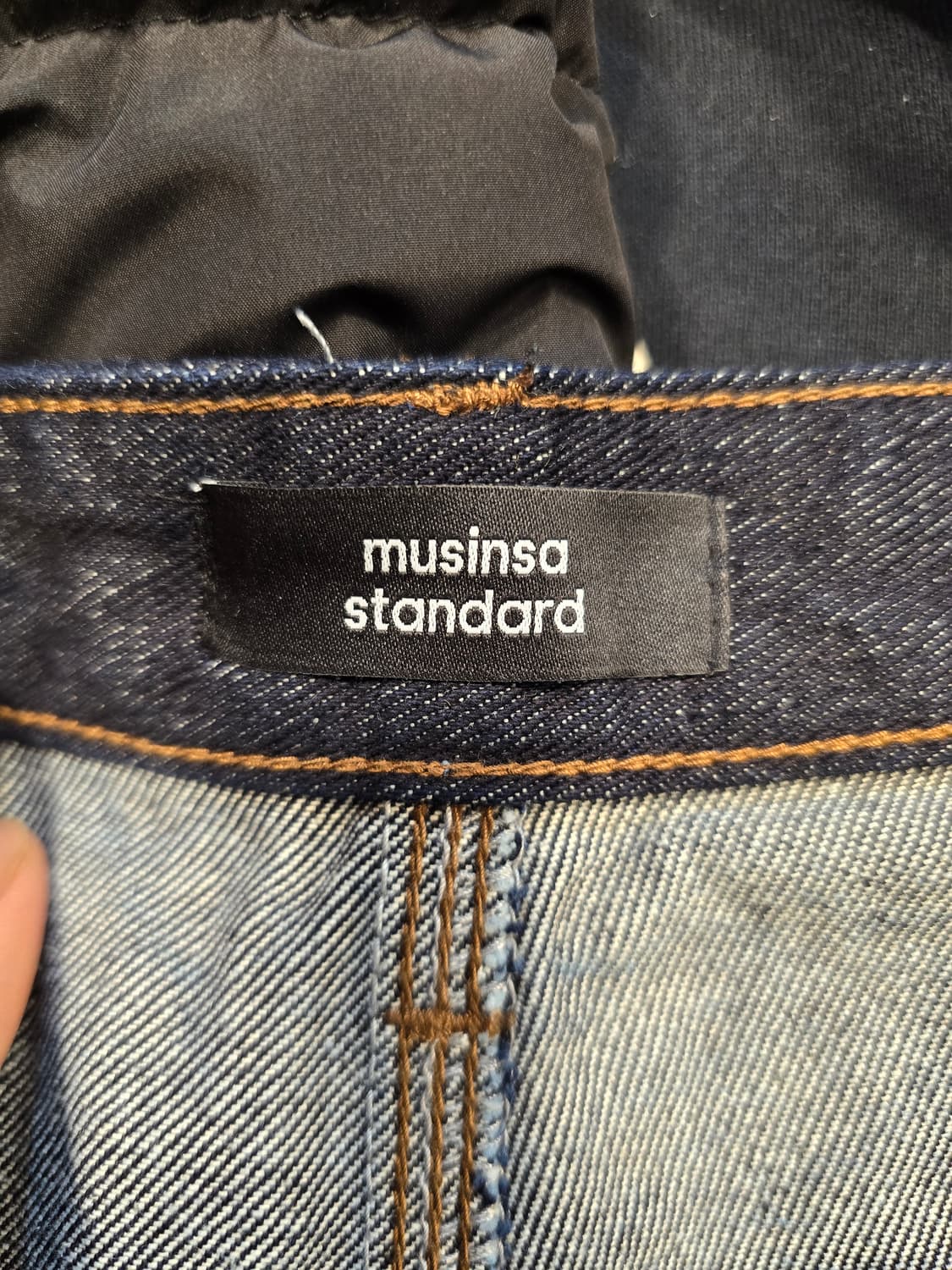 거의새거) 무신사 스탠다드 카펜터 데님 팬츠 청바지 통바지 36 상품이미지7