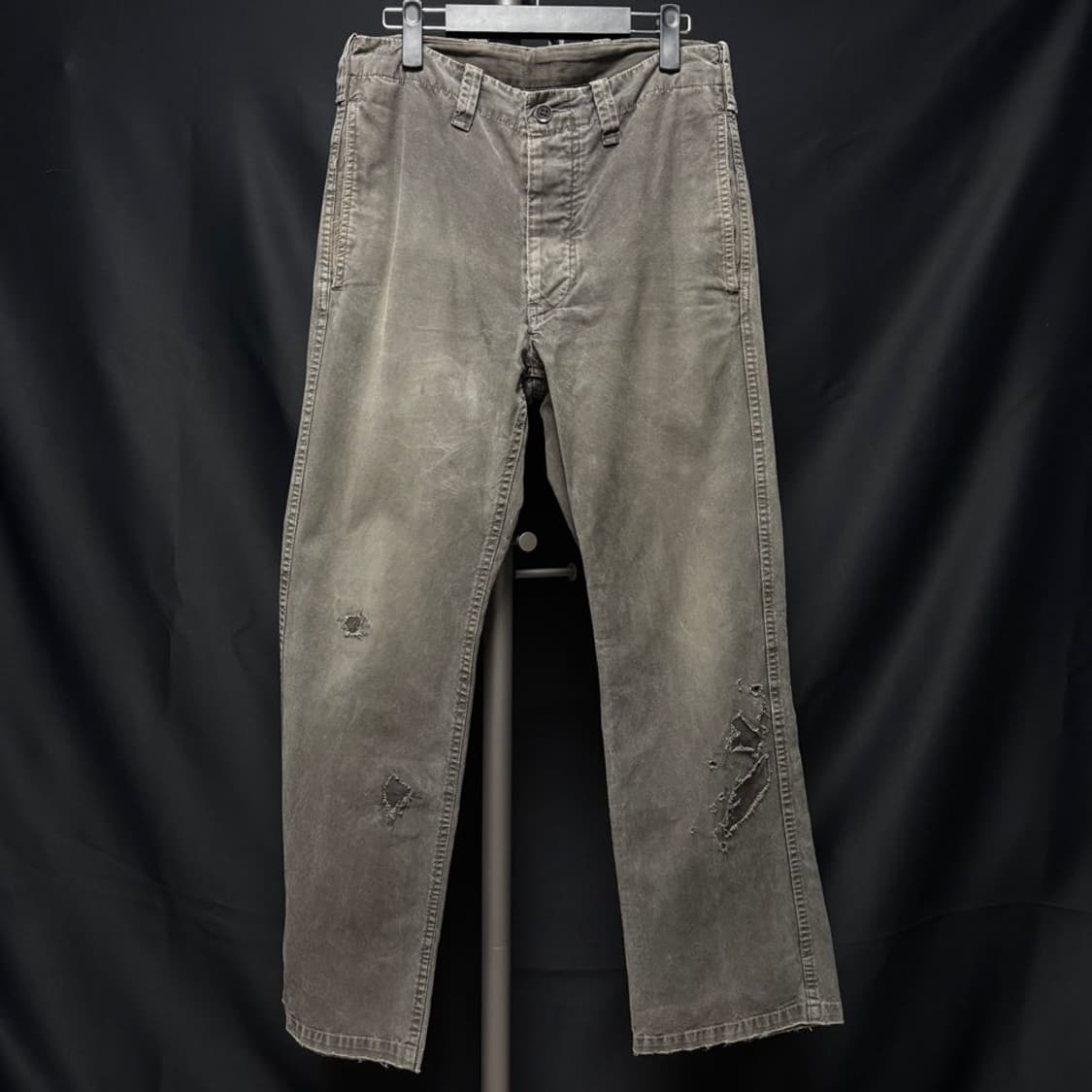 1) 비즈빔 visvim 기포드 팬츠 DMGD 블랙 상품이미지1