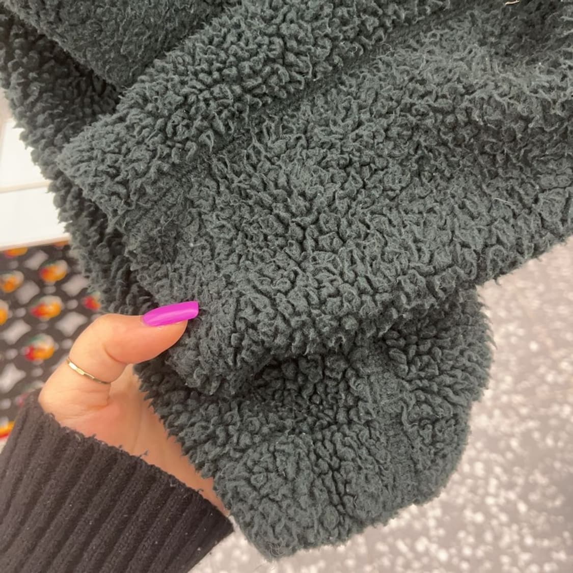 유니클로 JW앤더슨 빈티지 체크포켓 후리스 M C07294 상품이미지7