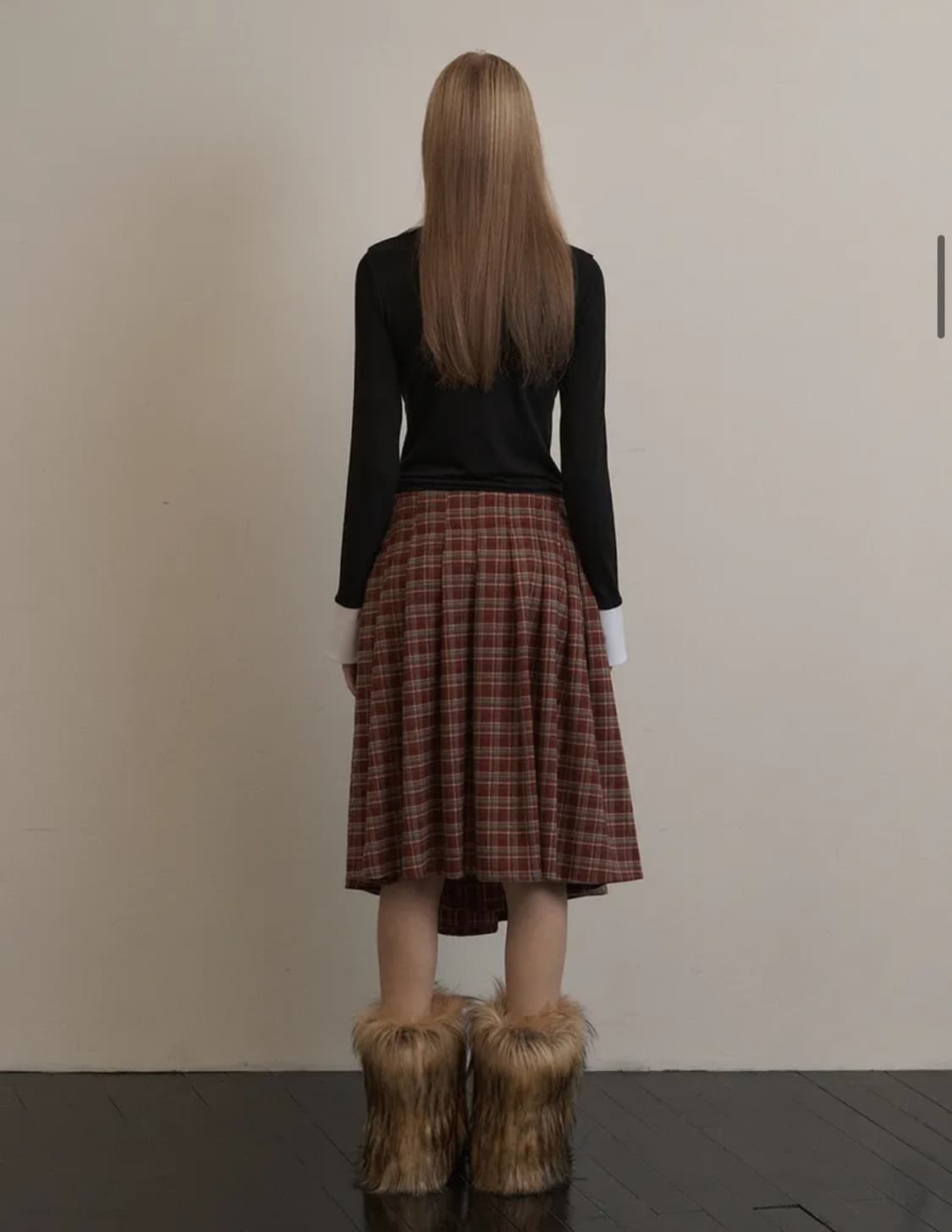 SHIRTS LAYERED TOP / BLACK 상품이미지3