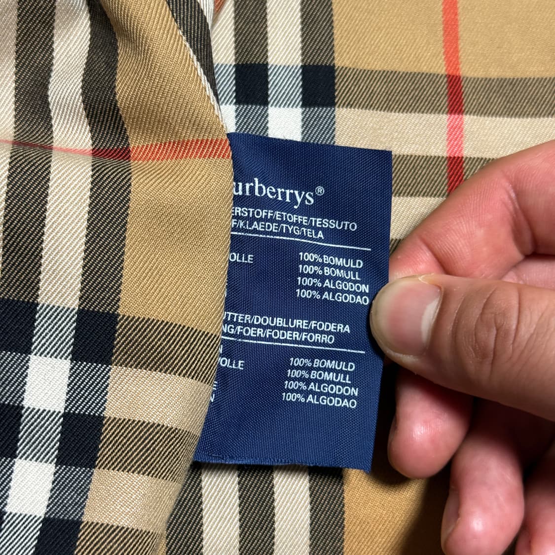 버버리 노바체크 싱글 카 코트 정품 상품이미지8