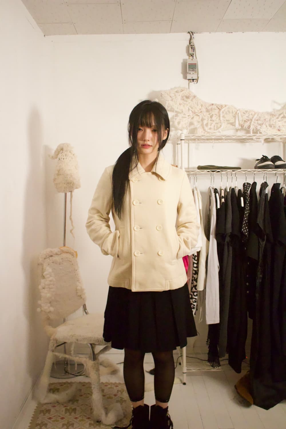 wool pea coat 상품이미지5