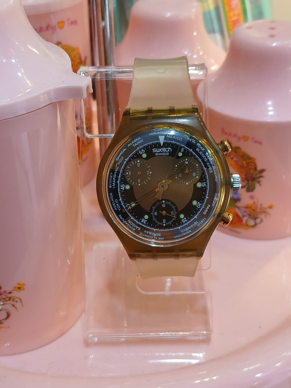 90s 빈티지 스와치 크로노 시계 상품이미지1