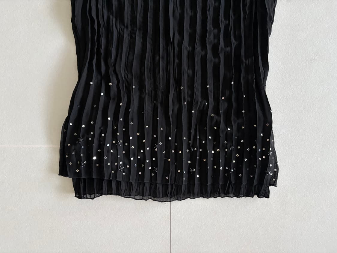 sequin pleated sleeveless top 상품이미지4