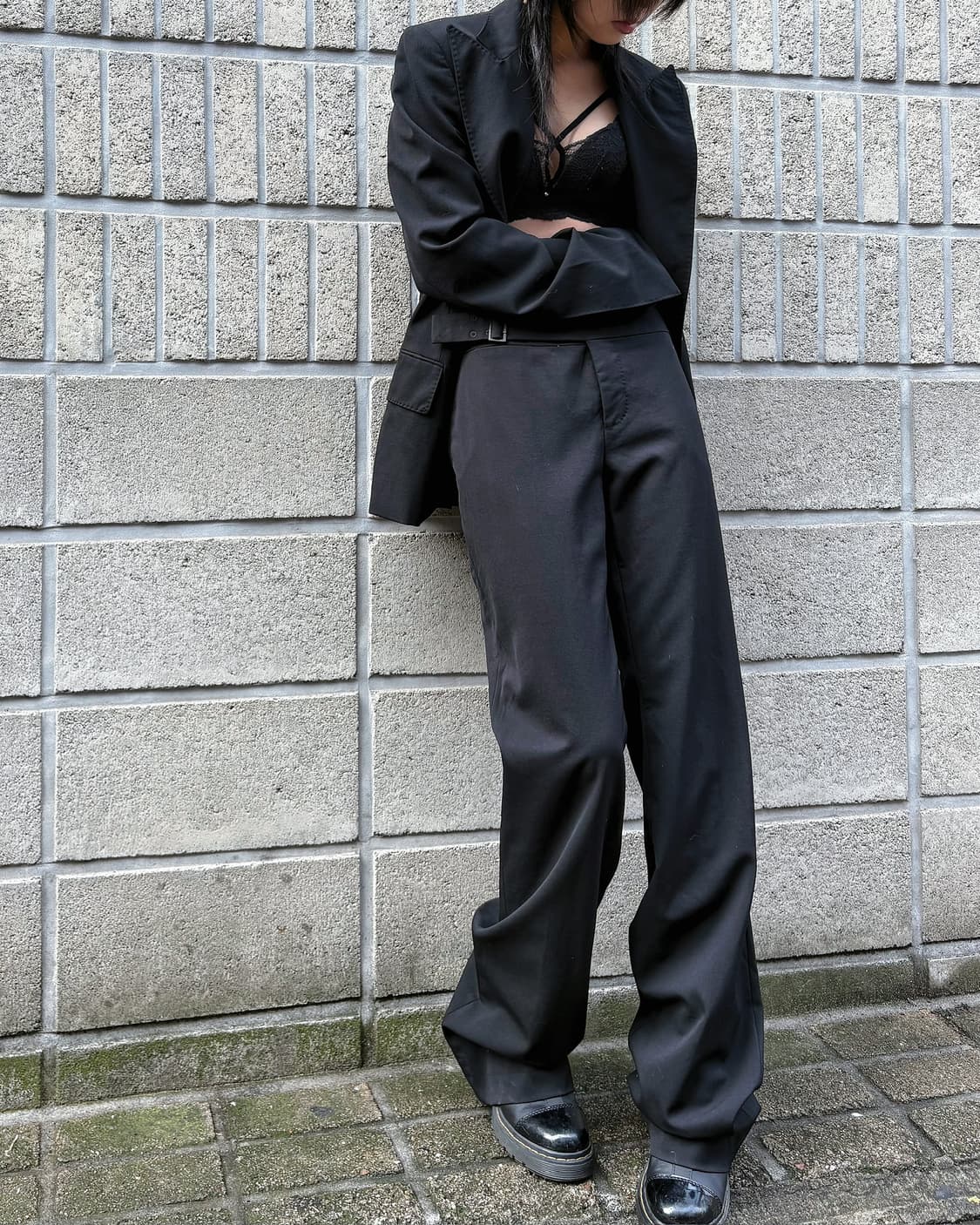 구찌 유니폼 미니멀 스티치 수트 셋업 상품이미지6