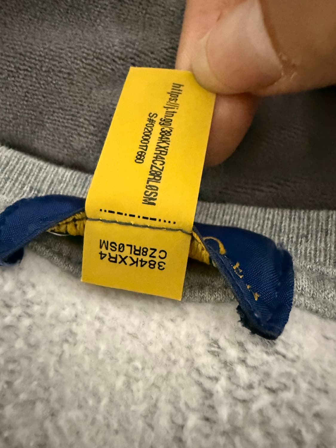 폴로랄프로렌 회색 맨투맨 상품이미지3