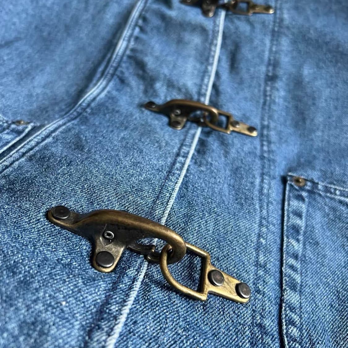 Dockers 90s 빈티지 데님 랍스터 클립 워크 자켓 상품이미지2