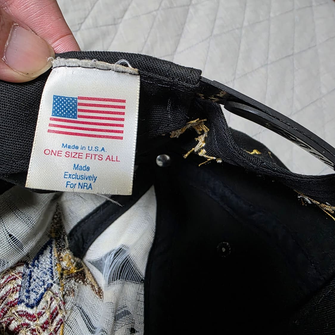 [OS] 빈티지 NRA 매티보이 볼캡 ver. 유즈드 컨디션2 상품이미지5