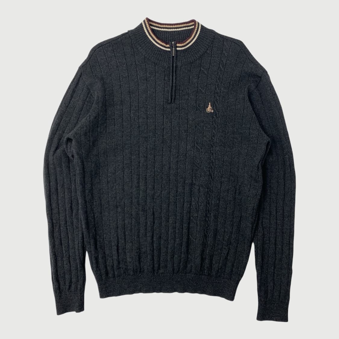 [100/정품] 빈폴 반집업 니트 L1-0010 상품이미지1