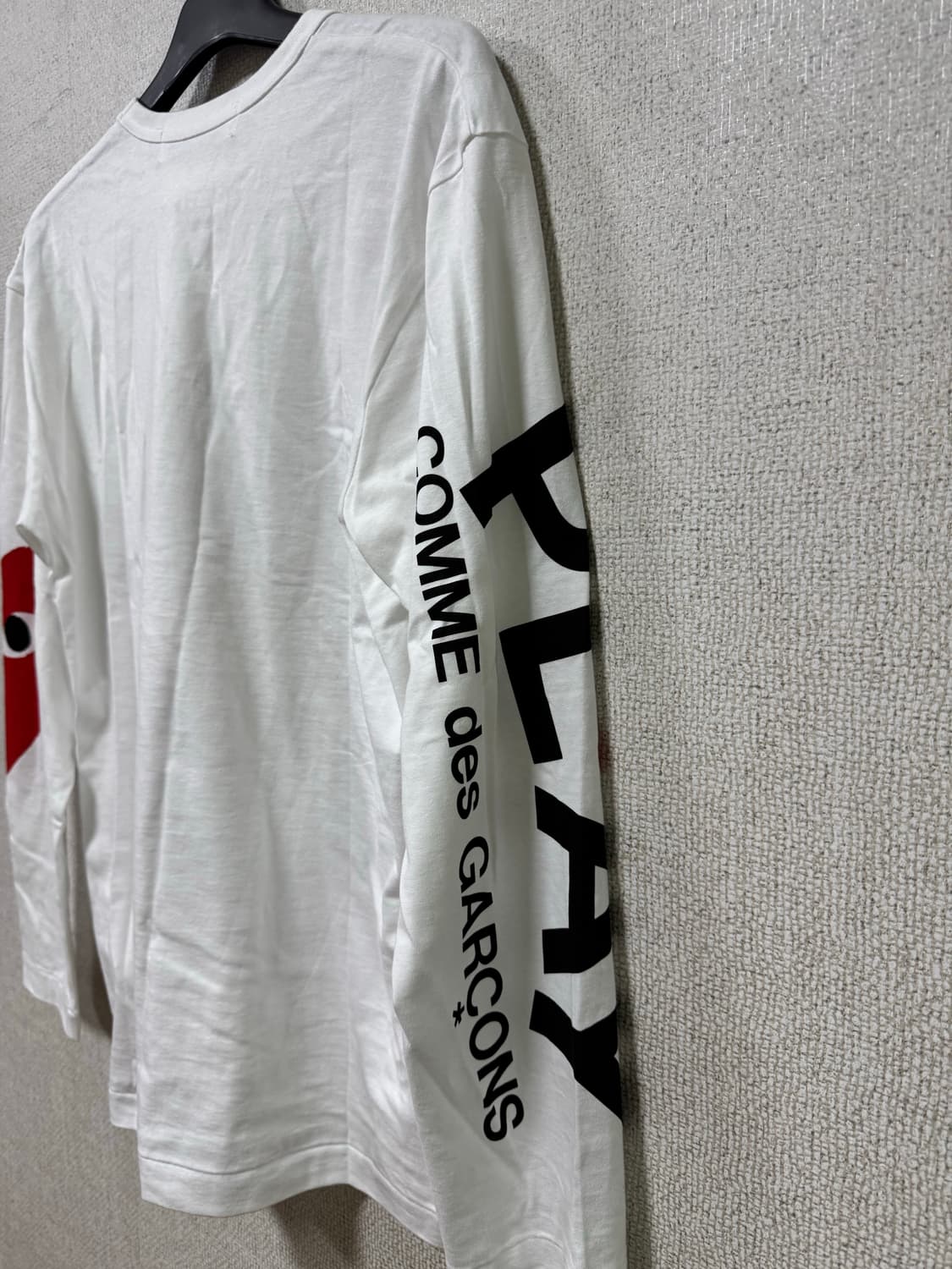 꼼데 가르송 플레이 Big Heart LS T-Shirt (새상품) 상품이미지3