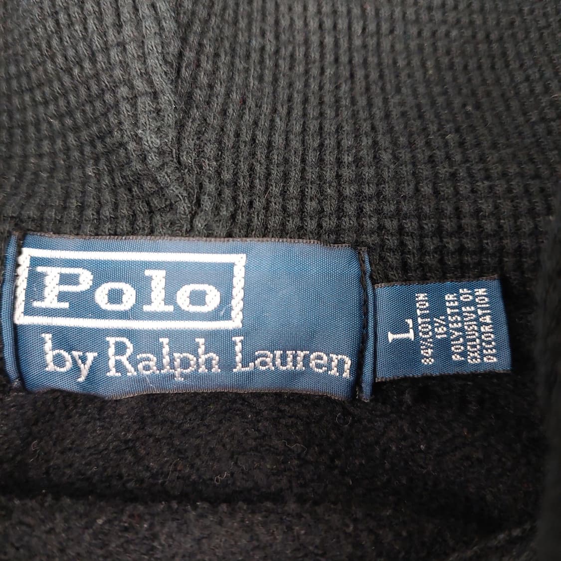 폴로 랄프로렌 빅포니 후드집업 블랙 상품이미지3