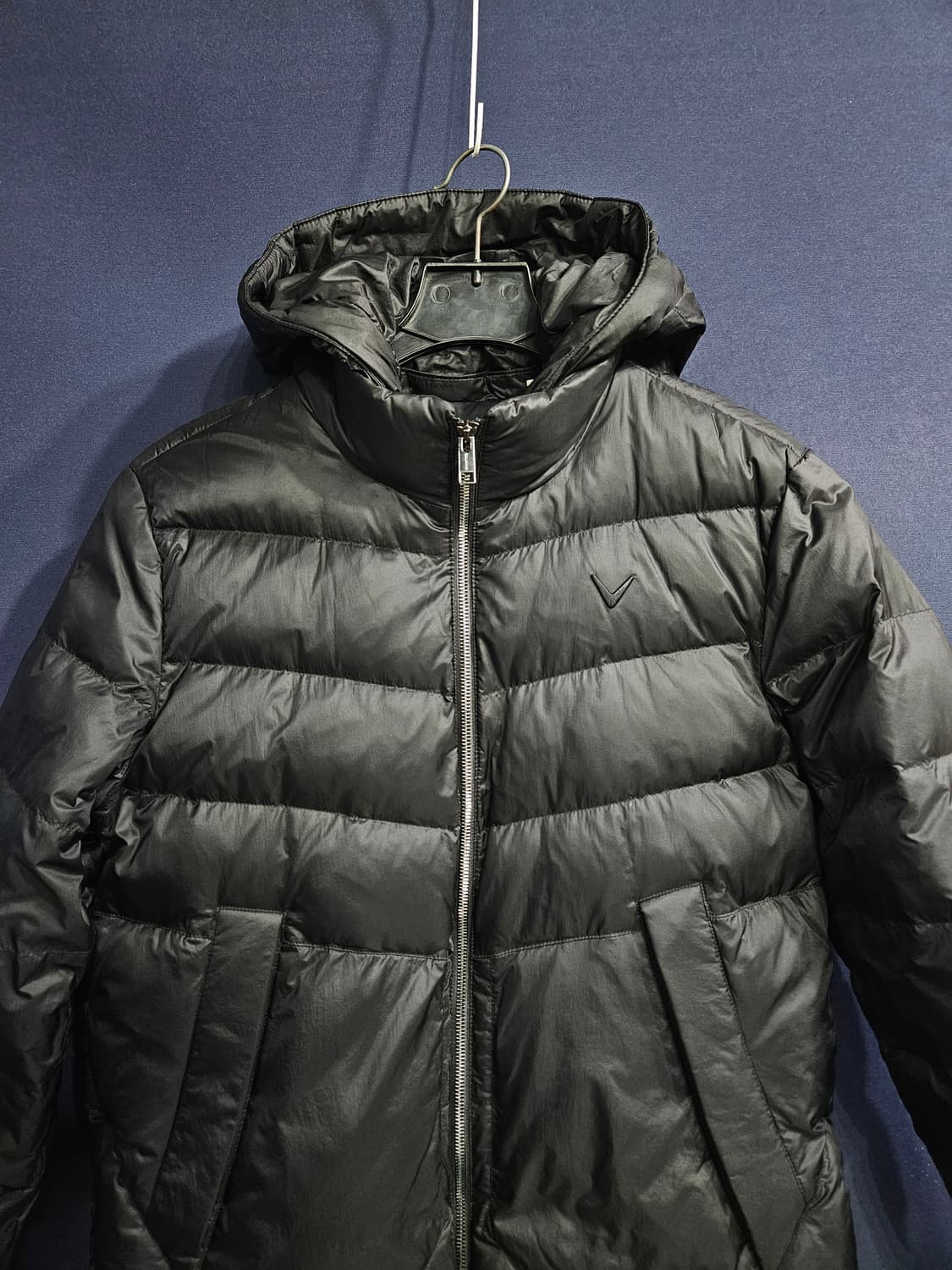 캘러웨이 블랙컬러 남성 100 골프 구스다운 후드패딩  상품이미지7