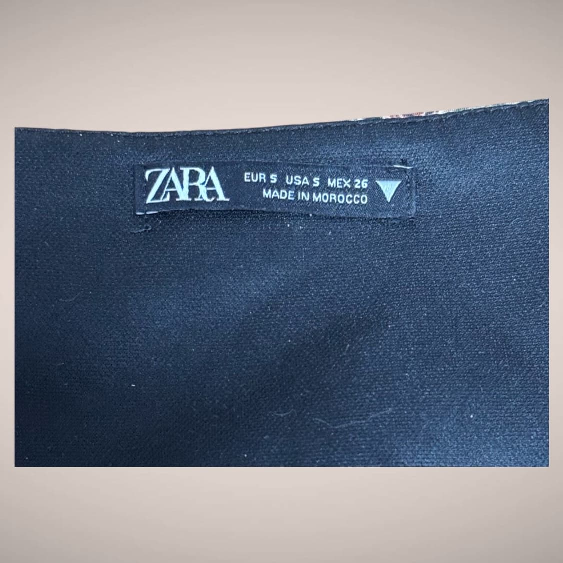 [반택포] 자라 ZARA 플로럴 롱 슬리브 미니 원피스 상품이미지6