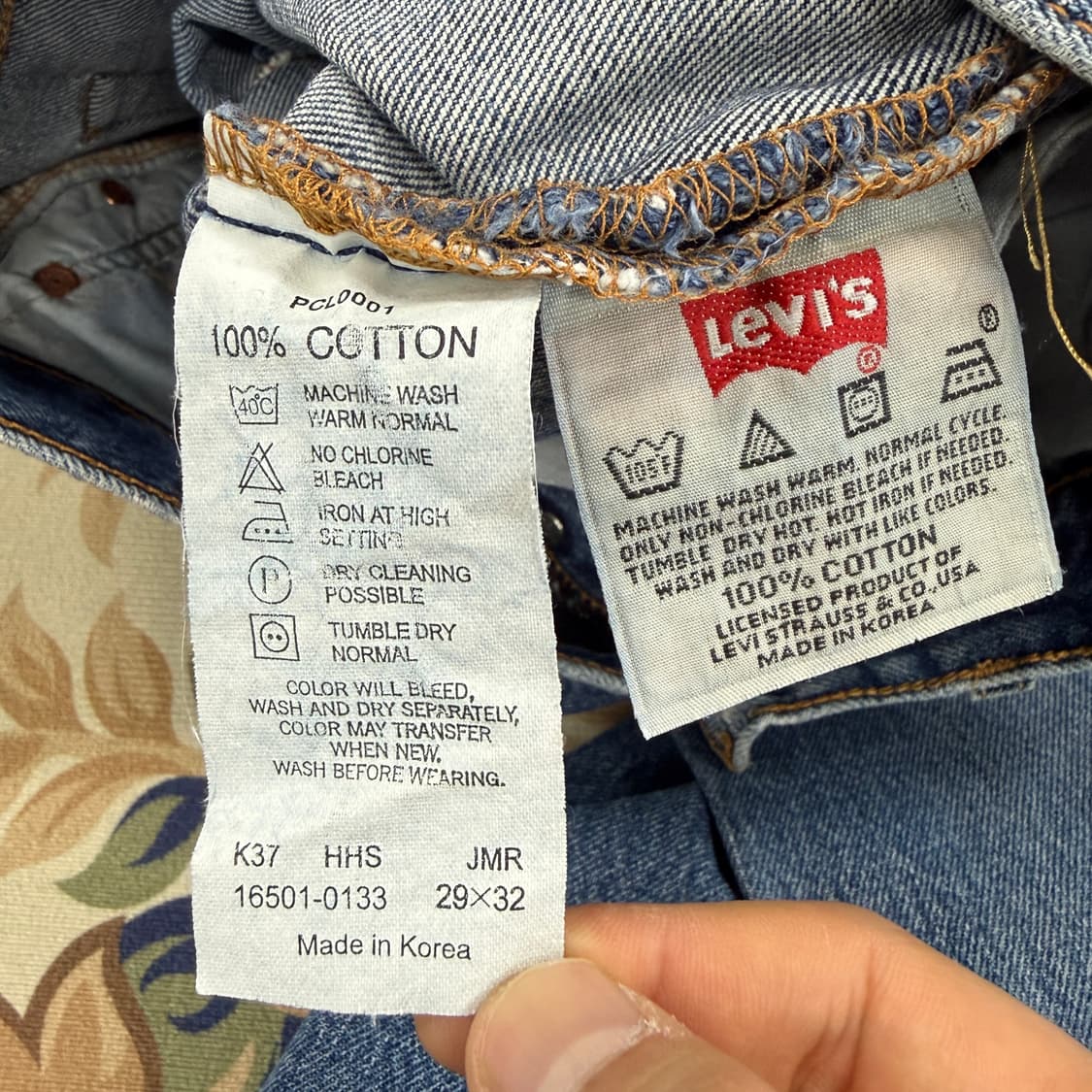 (27)리바이스 Levis 501 워싱데님팬츠 상품이미지5