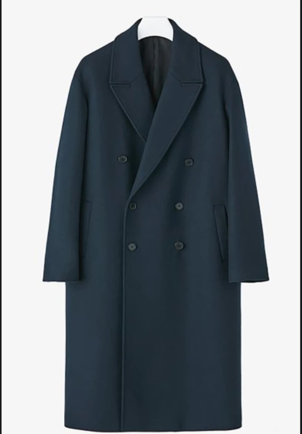 쿠어 MTR 오버핏 더블 롱 코트 (터콰이즈) L 상품이미지1