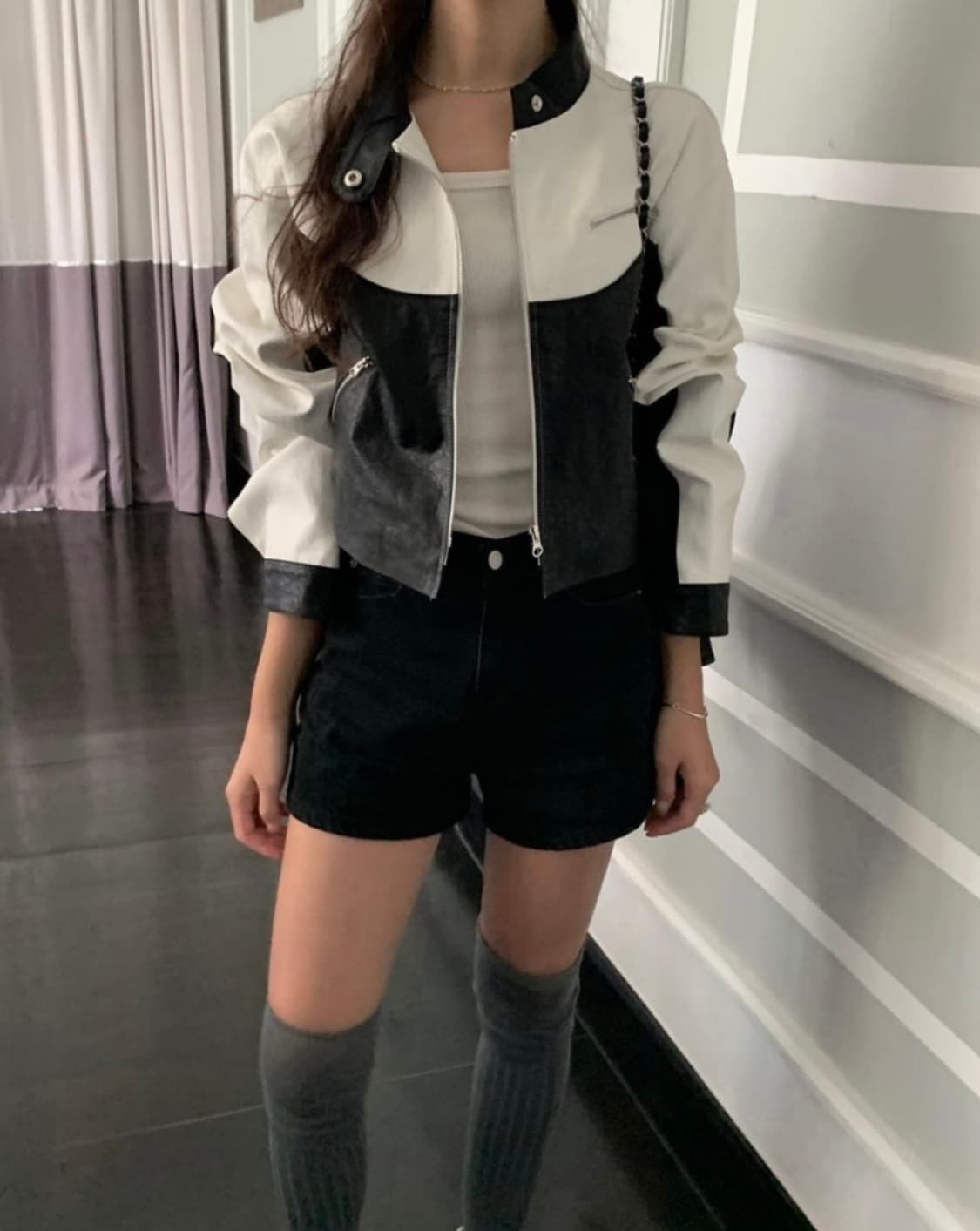 (새상품) 포스터 리사 레더자켓 상품이미지2