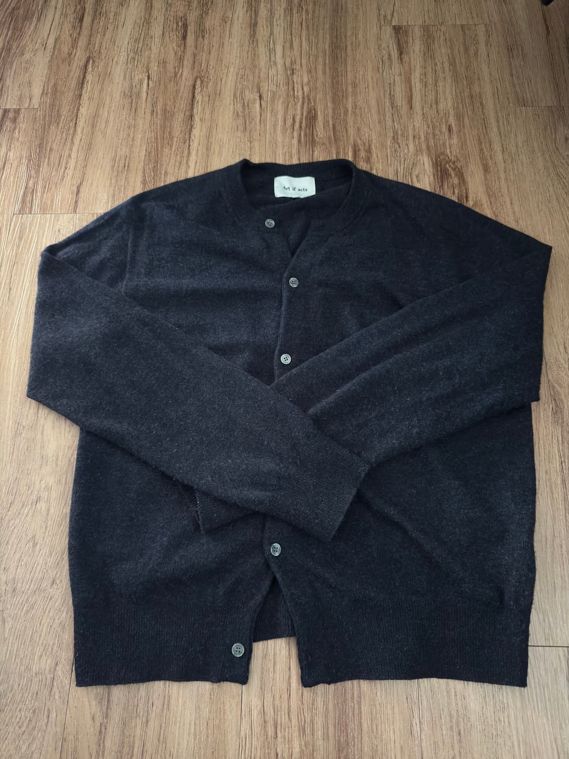아트이프액츠 홀가먼트 가디건 네이비 L 상품이미지1