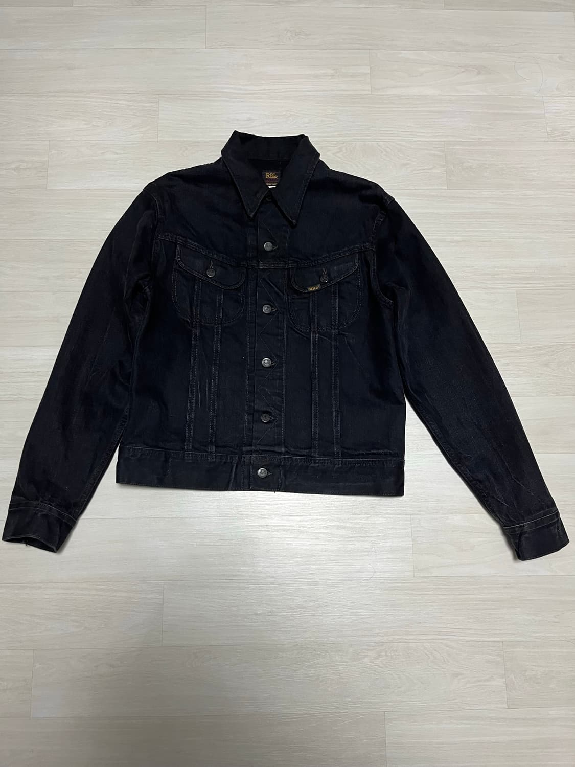 rrl lot 271 데님 트러커 블랙 멕시코산  상품이미지1