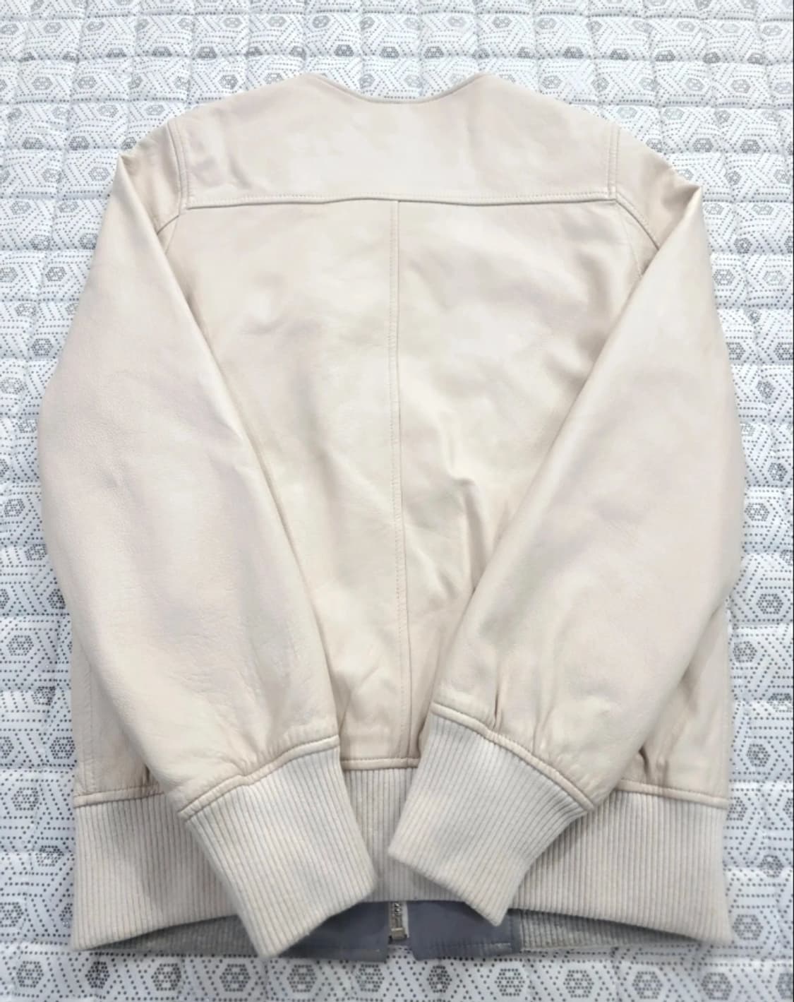 천연 양가죽 리버시블 봄버 자켓 ~55 상품이미지3