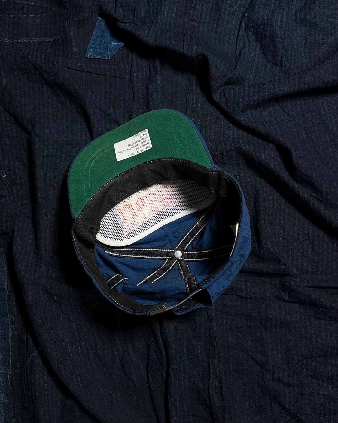 80-90‘s 클래식 스포츠웨어 카니발 더 펀 십 주빌리 블루 캡 OS 상품이미지3