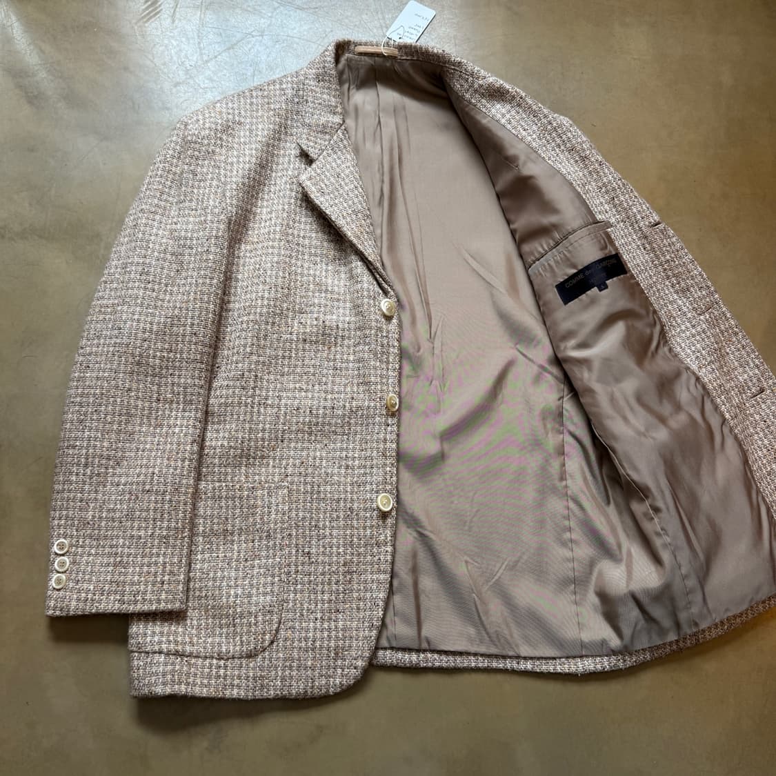 ~L SIZE 1995 꼼데가르송 옴므 트위트 자켓 상품이미지2