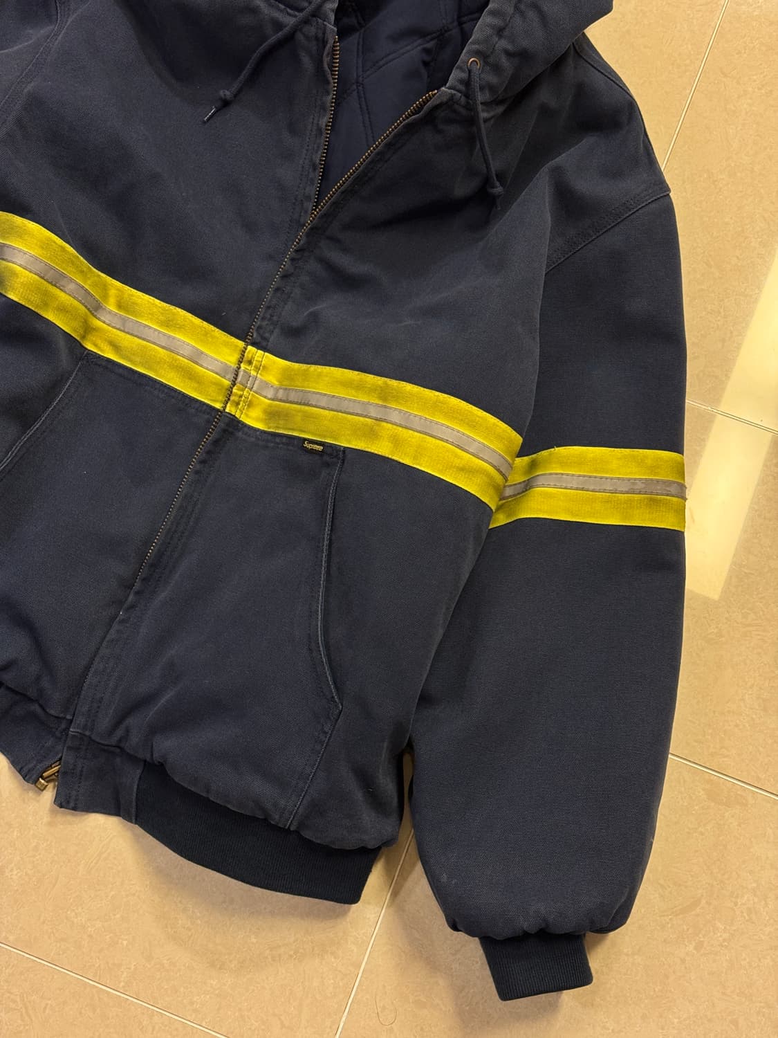 [XXL] 슈프림 리플렉티브 후드 워크자켓 네이비 상품이미지4