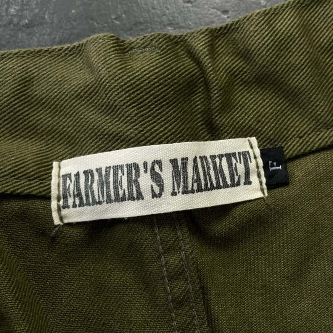 빈티지 더블니 와이드 치노팬츠 상품이미지3