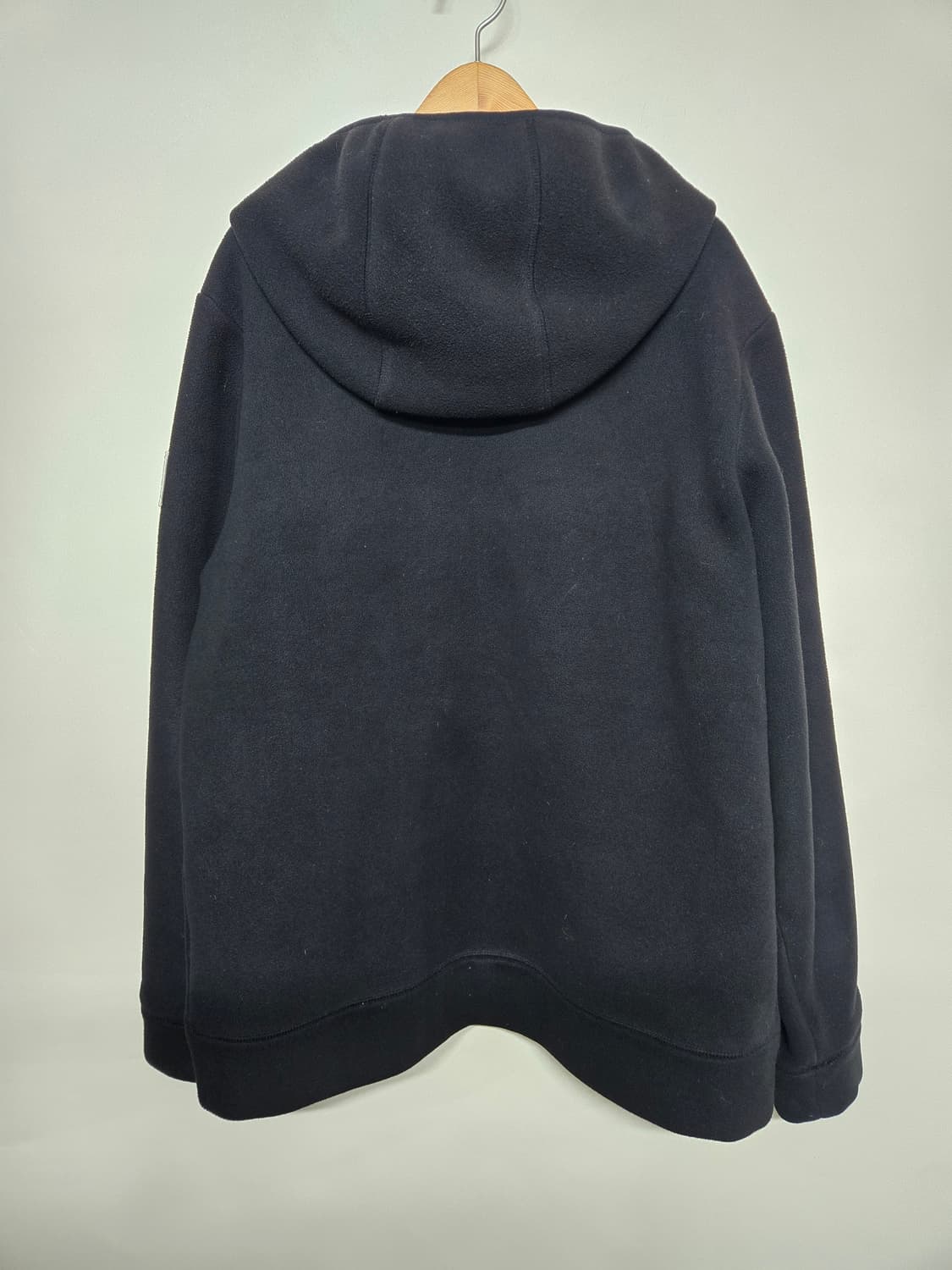 데상트 스위스 스키팀 후리스후드 집업 블랙 XL 상품이미지2