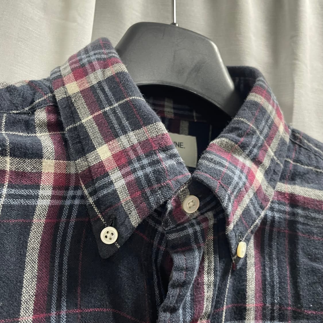 톰브라운/ 블랙 체크 셔츠/ 3 상품이미지3