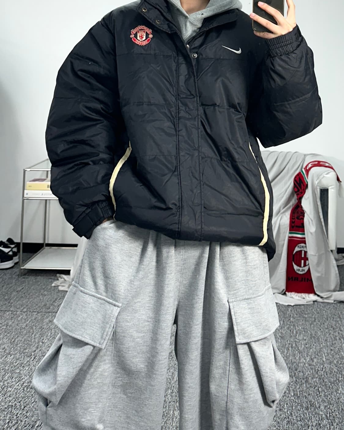 나이키 맨체스터 유나이티드 푸퍼 박지성 패딩 L 상품이미지4