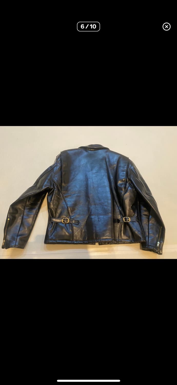 쇼츠(schott)홀스하이드 가죽자켓 689H 50사이즈 110~ 상품이미지6