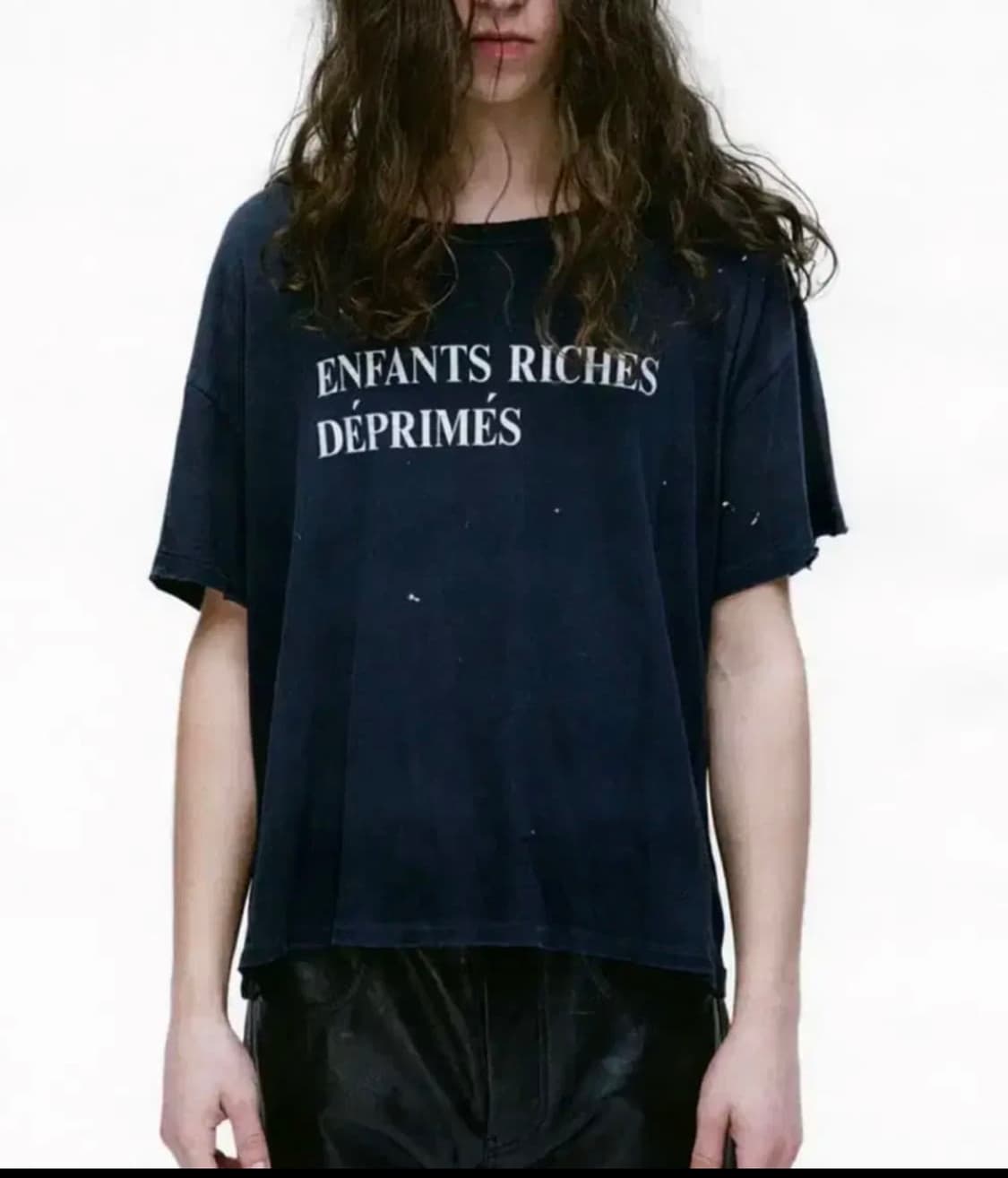 앙팡리쉬데프리메 ERD 25ss 클래식로고 데미지 반팔 상품이미지1