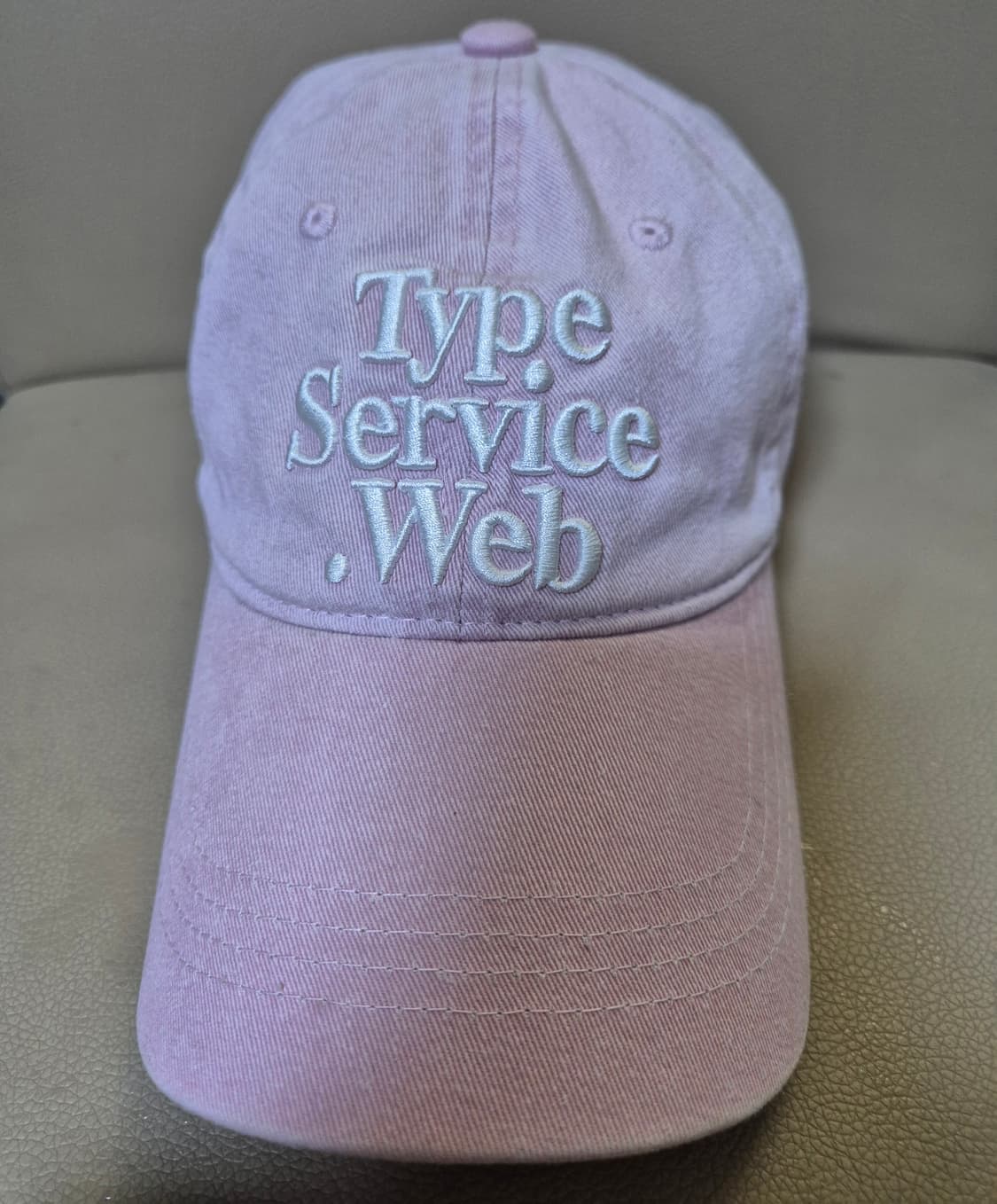 Type Service 타입서비스 핑크색 볼캡 상품이미지1