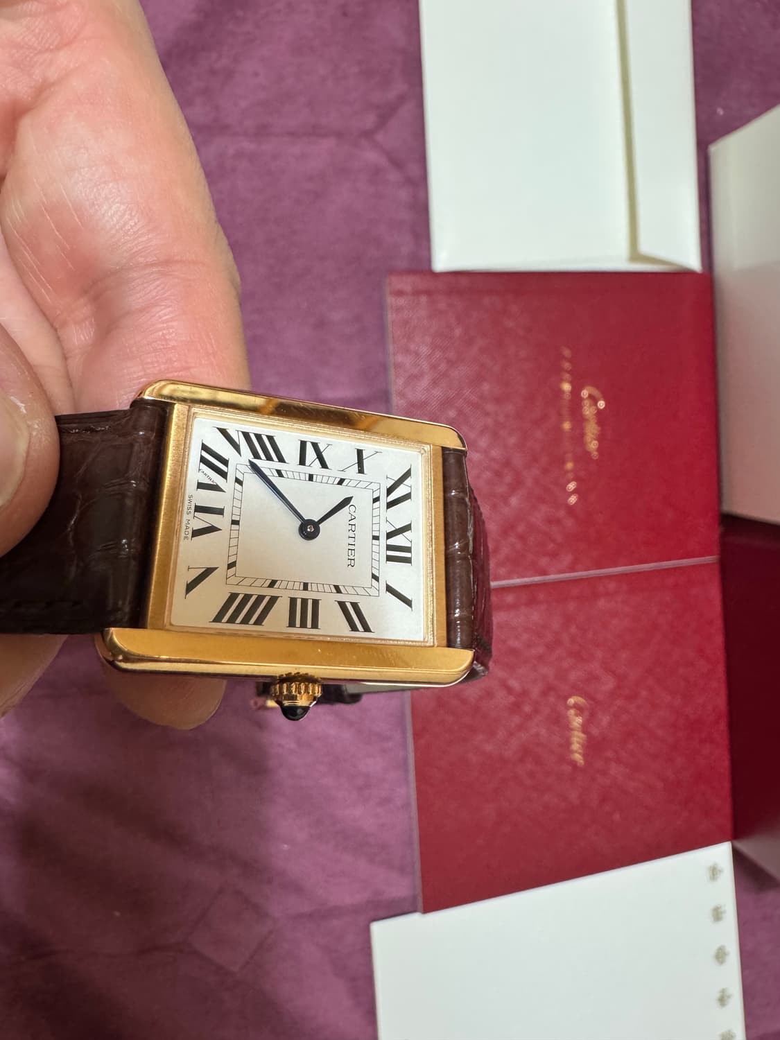 까르띠에 탱크 솔로 로즈골드(핑크) 18k 라지 사이즈 상품이미지2