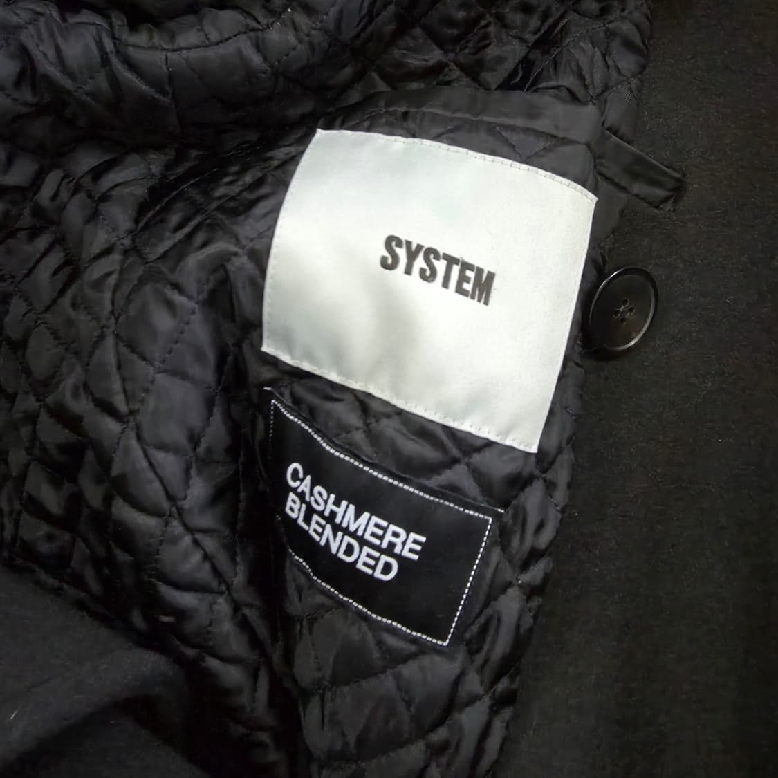 [95] 시스템 캐시미어 울 코트 자켓 1223J1 상품이미지3
