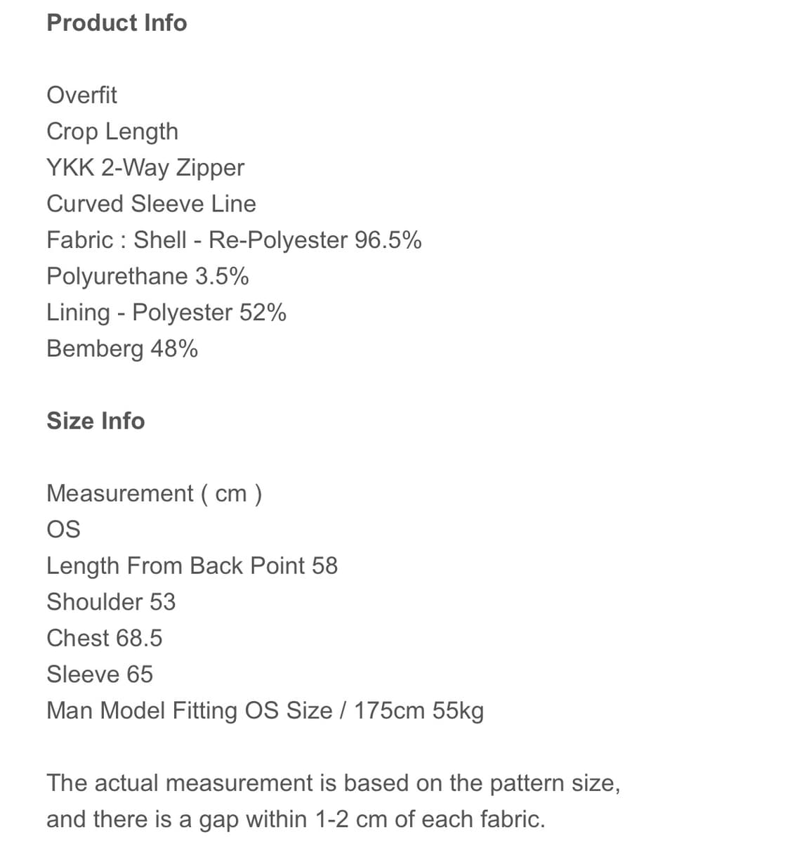Yiyae 패디드 봄버 상품이미지2