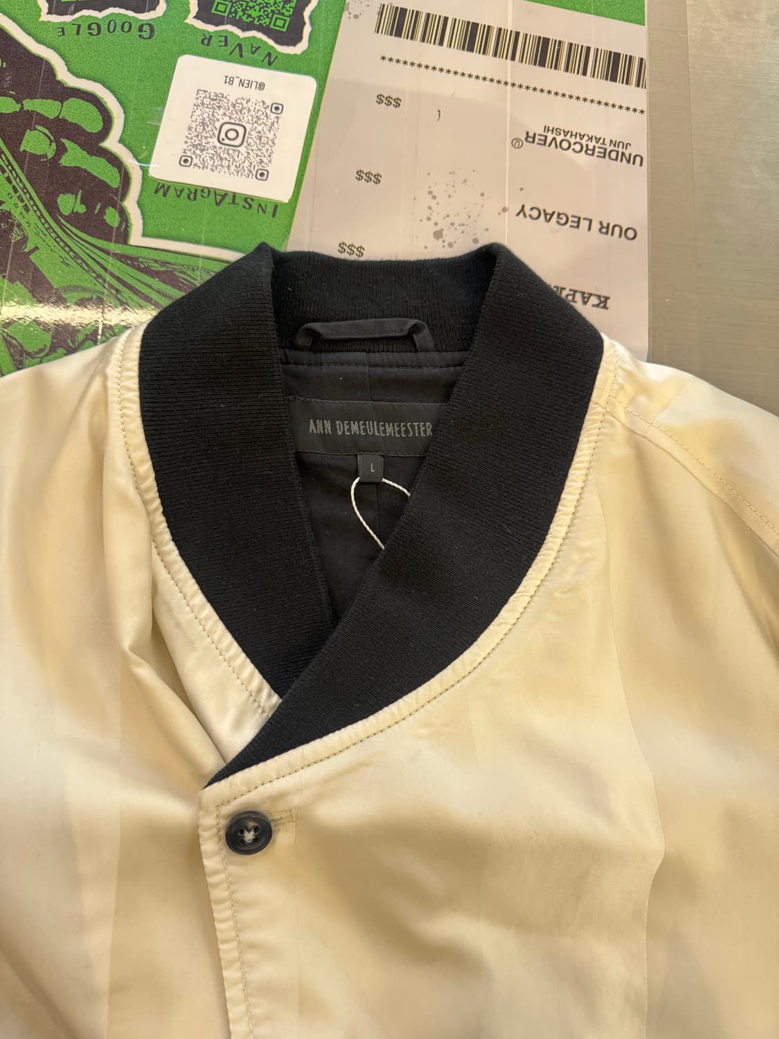 앤 드뮐미스터 실크 봄버 자켓 상품이미지4