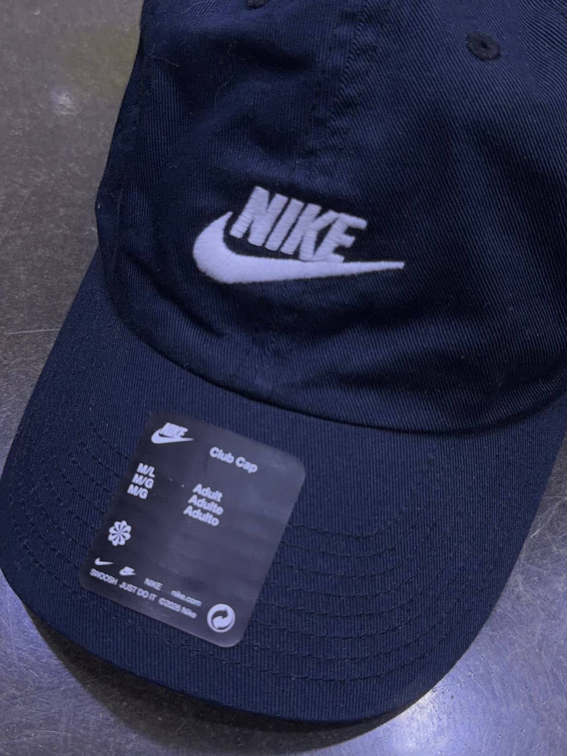 나이키 로고 볼캡 클럽 캡 모자 네이비 M L 상품이미지3