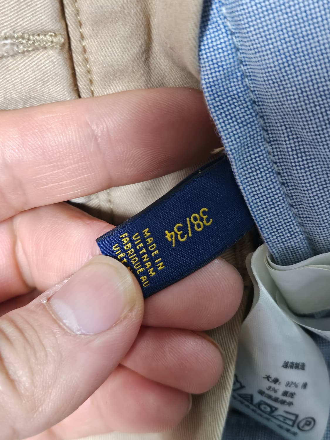 폴로랄프로렌 베어로고 스트레이트 치노 팬츠 38 상품이미지4