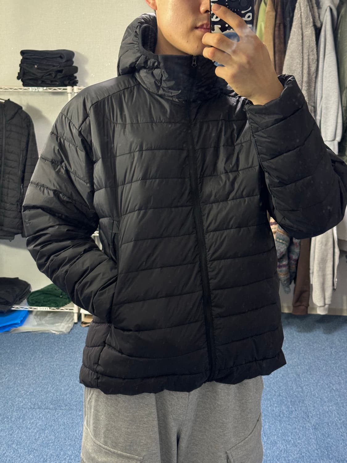 베이직경량패딩 상품이미지1