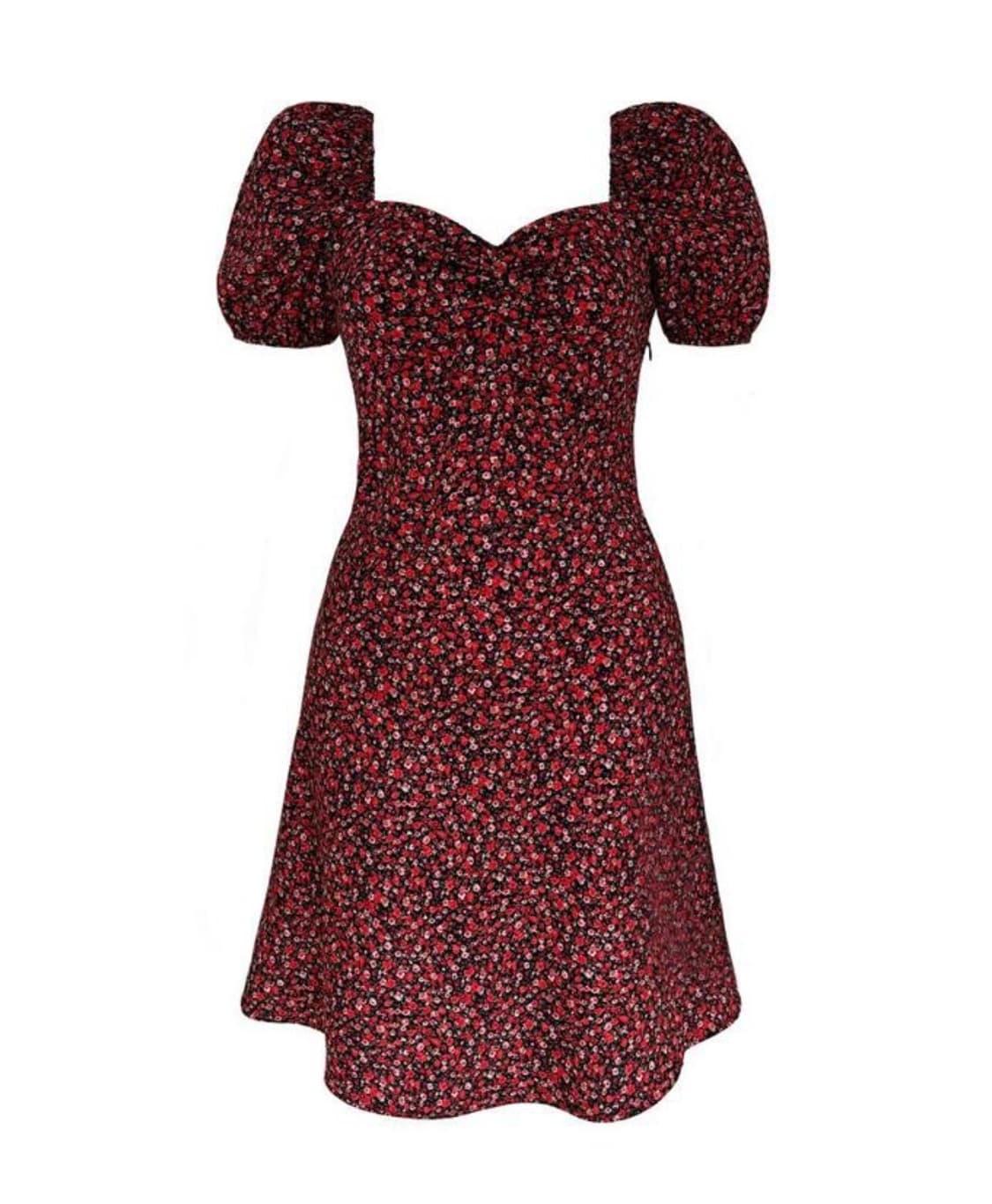 루루서울 레드 팬지 원피스 Red Pansy Dress 상품이미지6